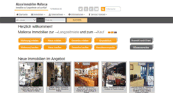 Desktop Screenshot of abora-immobilien-mallorca.com